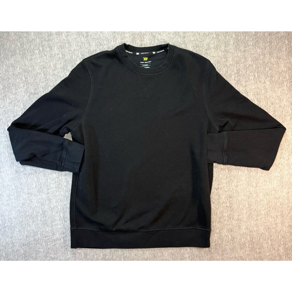 Tek Gear Crewneck Long Sleeve Sweatshirt-Small/Black/Pullover